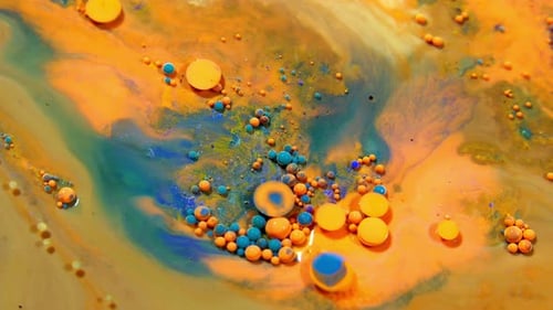 Sphères sur peinture 8