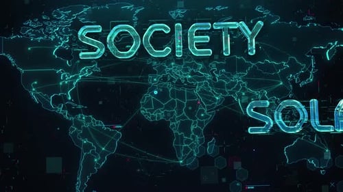 Sustainability with Digital Technology Hitech Concept