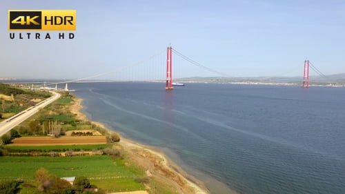 Canakkale Bridge Drohne Video