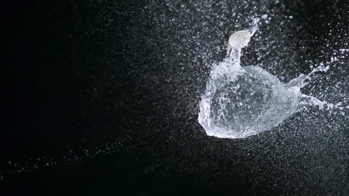 Water Balloon Bursting in Spectacular Slow Motion