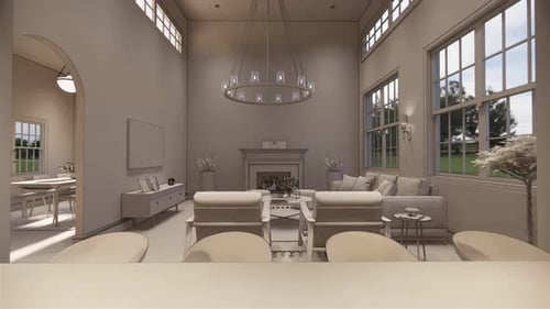 Modern House Interior Design 3D Animation Walkthrough