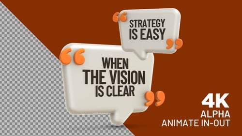 Citation inspirante : Quand la vision est claire, la stratégie est facile