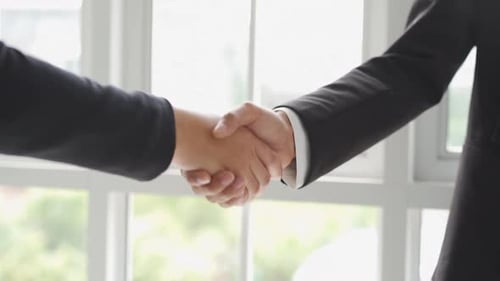 Close Up of a Business Handshake