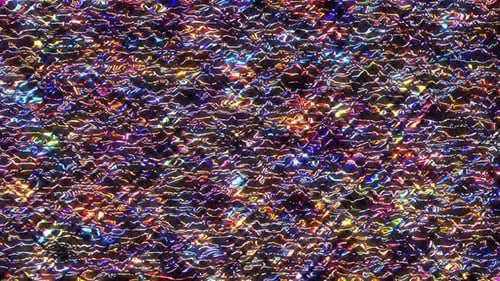 abstract waves with stripes colorful dots of light shining in for background