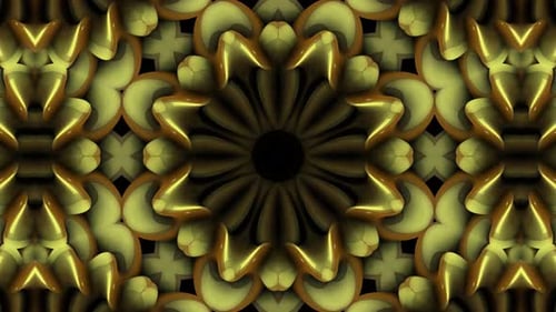 3D Floral Pattern Loop Background