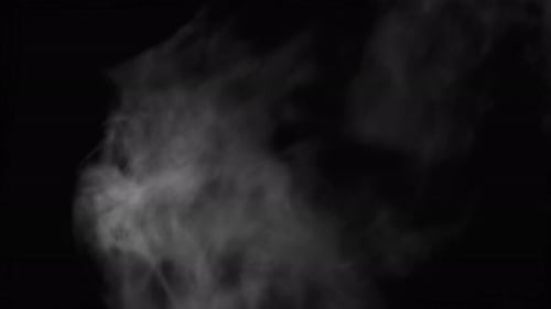 White smoke overlay