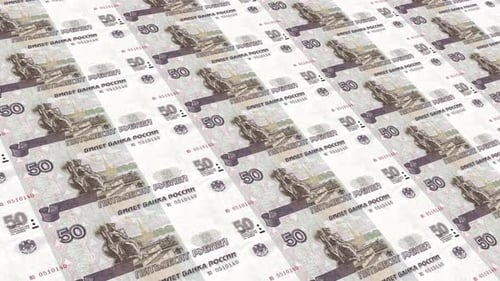 Russia Money / 50 Russian Ruble 4K