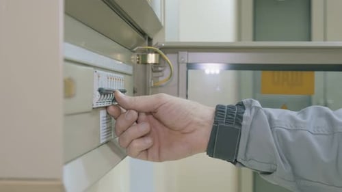 Hand Activating Circuit Breaker Switches