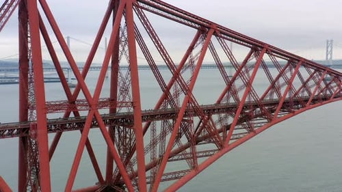 The Forth Railway Bridge in Edinburgh Scotland