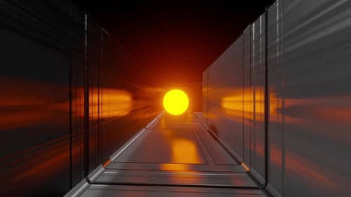 3D Visualization of a sphere finding its way in a labyrinth