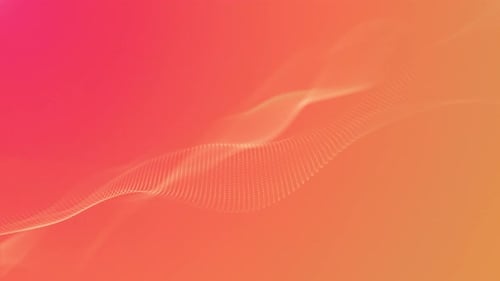 Abstract Flowing Particle Waves on Gradient Background