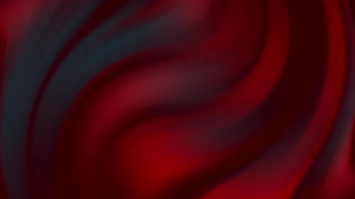 Hypnotic Red and Black Fluid Abstract Background Loop
