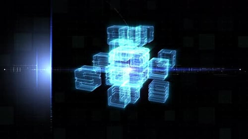 Futuristic Quantum Computing Simulation 01