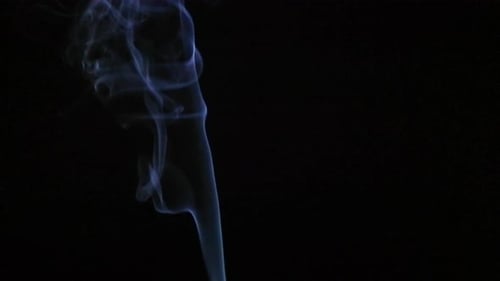 Abstract Smoke Effect on a Black Background