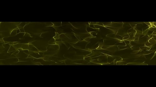 Gold Flowing Particles Loop Ultra Wide