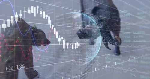 Mathematical equations over animals figures