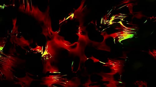 Liquide brillant se déplaçant et étirant