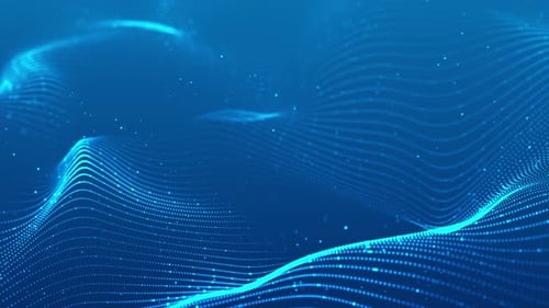 4K abstrakter Wellen-Hintergrund - Loopable