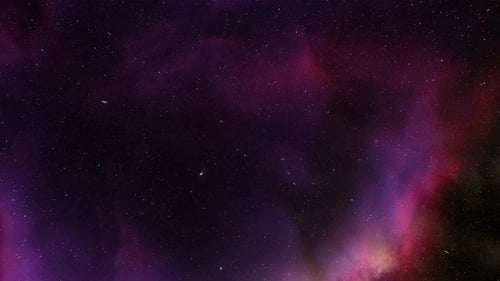 Dynamic Nebula Starfield Space Background Animation