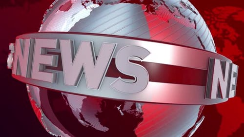 Introducción de Broadcast News Color rojo