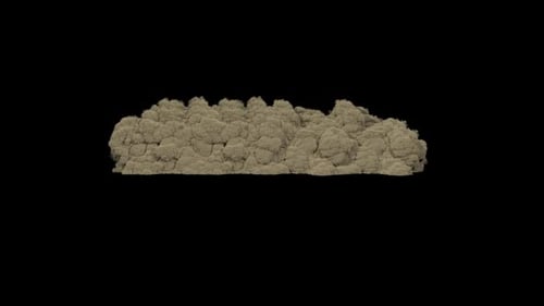 Realistic Ground Dust Explosion Effect