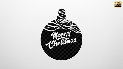 Paper Cut Christmas Ornament Photo and Text Reveal