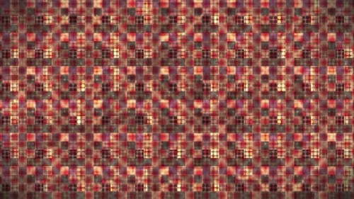 Abstract Geometric Glowing Grid Pattern Background Loop
