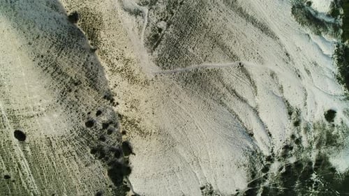 The cliff with erosion