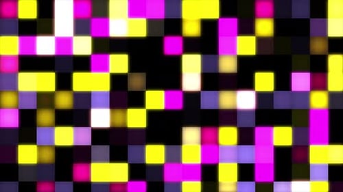 Digital High Tech Square Small Dot Moving Background, Data Technology Animation High Tech Background