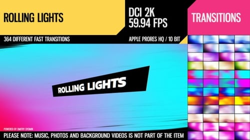 Luzes rolantes (transições de 2K)