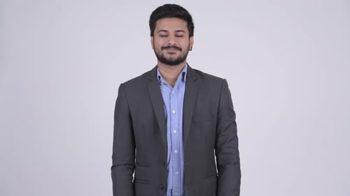 Smiling Young Adult Man Wearing a Jacket