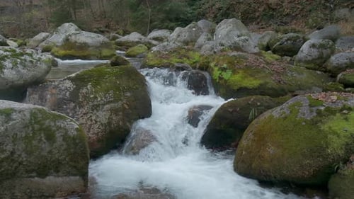 River Water Flow Slow Motion