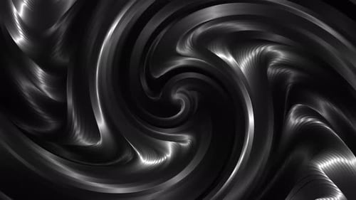 Dark Abstract Metallic Swirl Background Animation