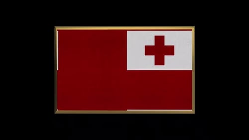Tonga 3D-Flagge