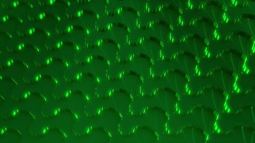 4K Abstract Green Background Seamless Loop