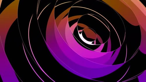 Abstract Gradient Rings Rotating Vortex Background