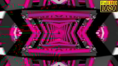 Dynamic Geometric Tunnel Loop Backgrounds Pack