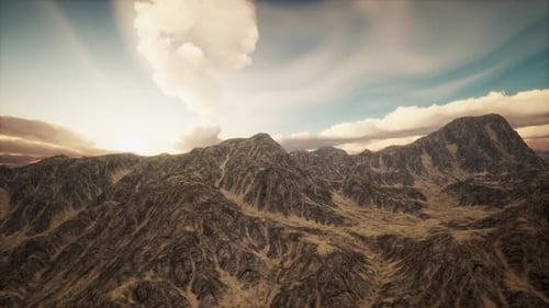 Mountain Landscape in High Altitude