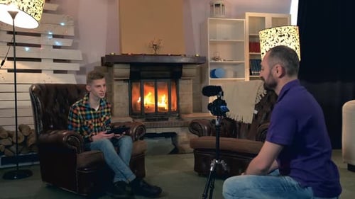 Father Shoots His Son on Camera for His Personal Internet Blog
