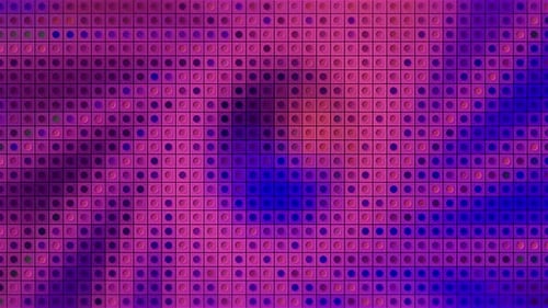 Vibrant Geometric Grid Morphing Background