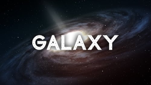 Animated Spiral Galaxy Rotating with Bright Core in Deep Space