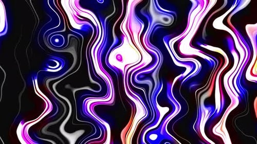 Abstrakte Glow Line Glatte Wellen Hintergrund Bewegung Animationsvideos