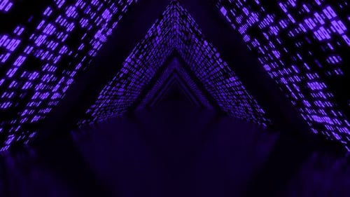 Fondo de tecnología de luz triangular