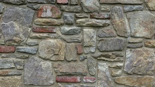 Close Up of Uneven Stone Wall