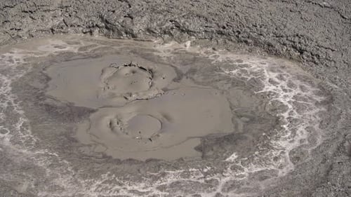Mud Volcano Bubbling Mud