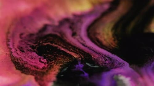 Paint Mix Texture Floating Ink Pink Purple Black