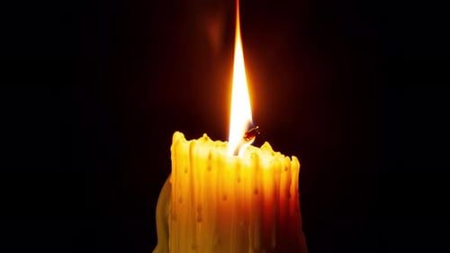 Time Lapse of a Candle Burning