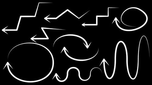 Minimalist Animated Arrows and Lines Pack