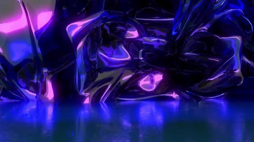 Glass Background Abstract Geometry Scene