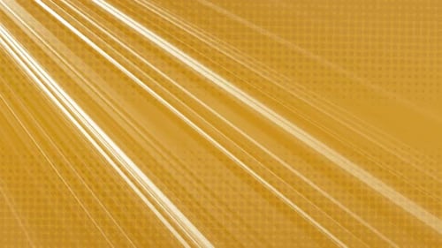 White light trails moving against yellow background
